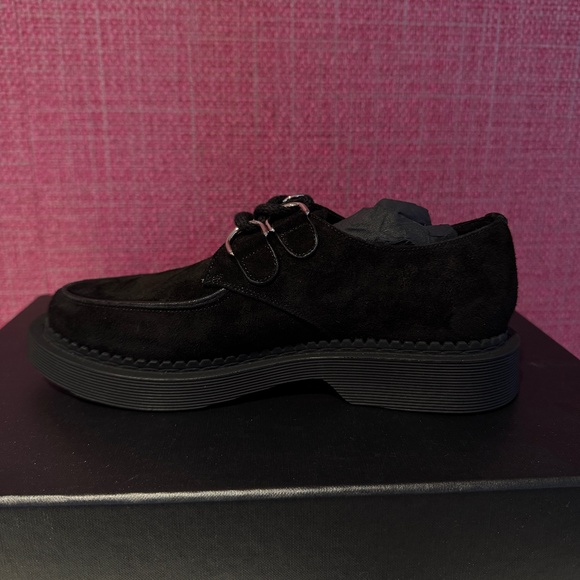 NWT Saint Laurent Teddy Suede Platform Derby EU35.5 - Picture 9 of 12